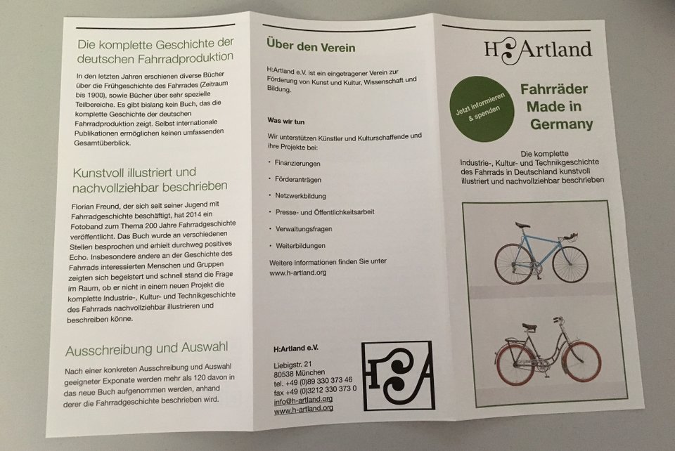 die neuen flyer für fahrräder made in Germany
